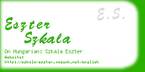 eszter szkala business card
